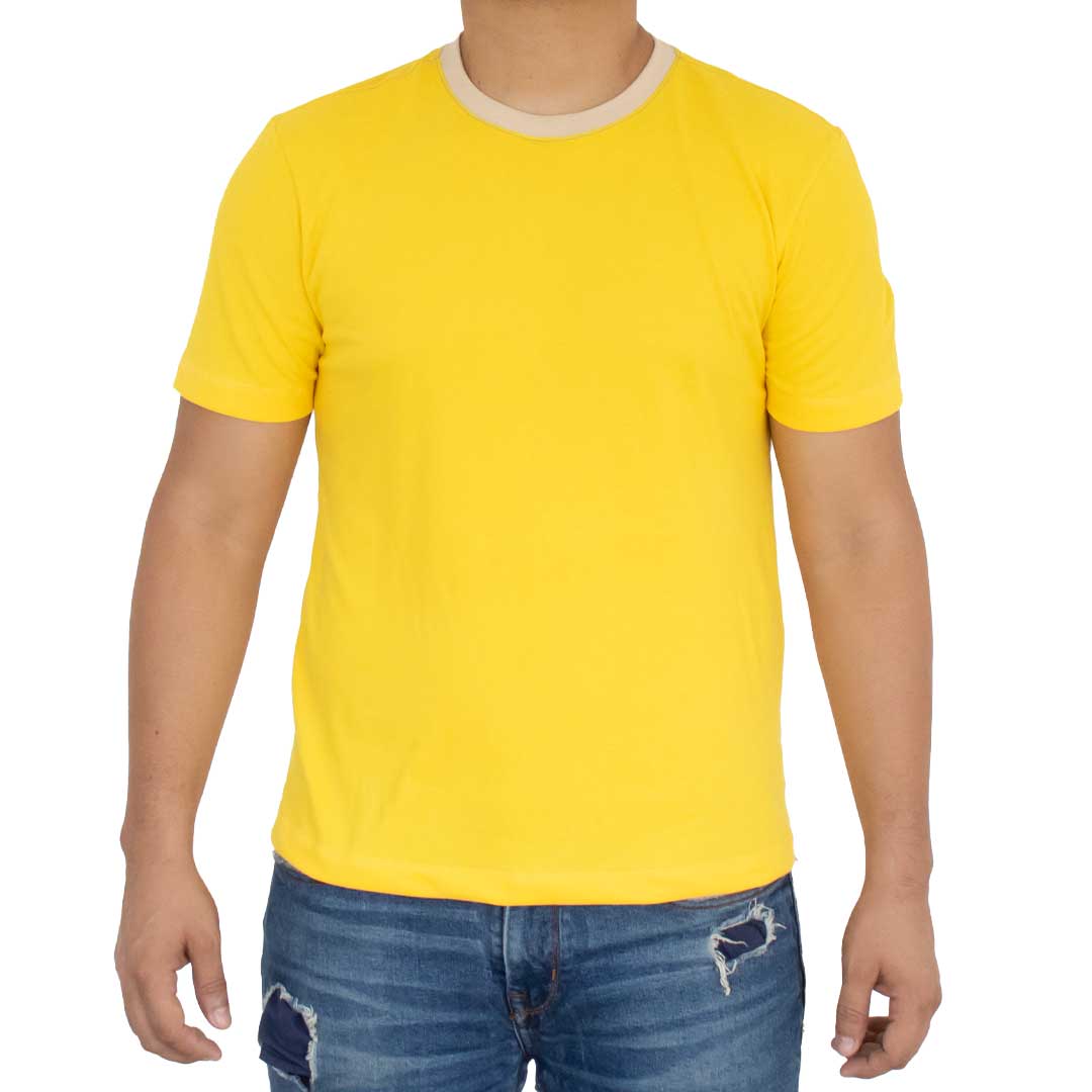 3 Piezas Playera Lisa Básica Para Hombre