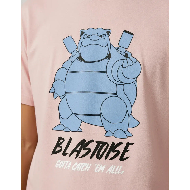 Playera Pokémon Juvenil Para Niño Modelo 848