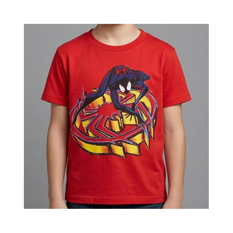 Playera Tno 838zs Spiderman Rojo