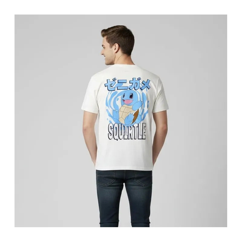 Playera Beige Pokemon Squirtle Hombre 90607
