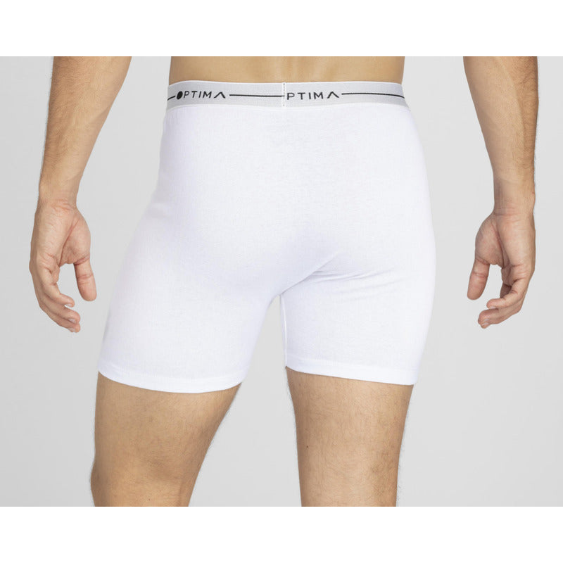 Paquete De 6 Piezas De Boxer Largo Algodon Para Hombre