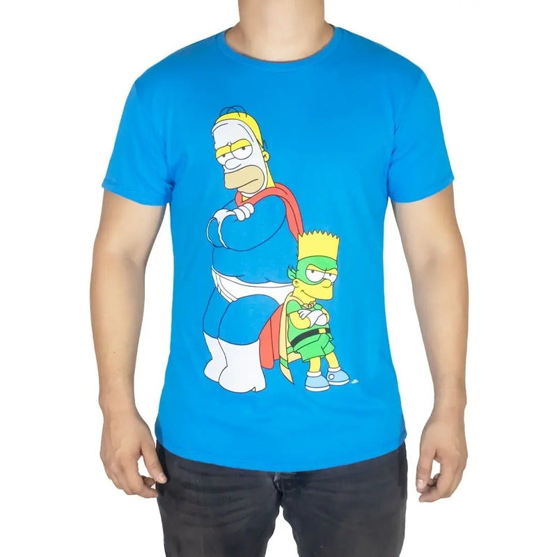 Playera Licencia Los Simpson Para Hombre
