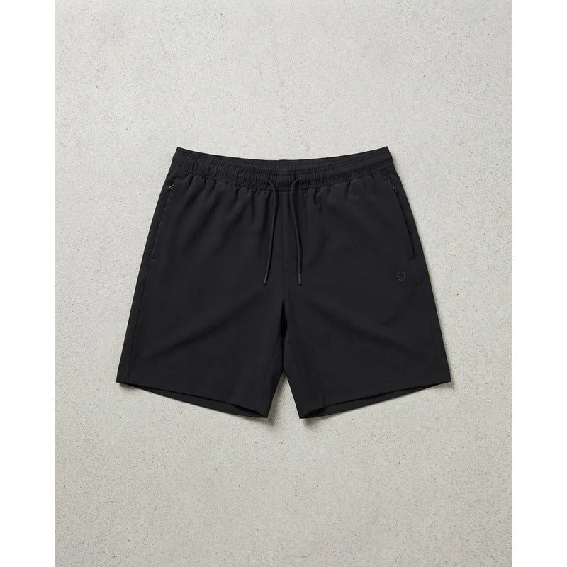 Bermuda Negro Deportiva Hombre