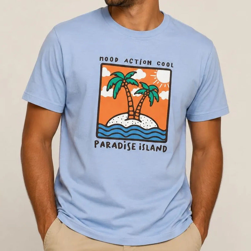 Playera Hombre Estampada Modelo 891f