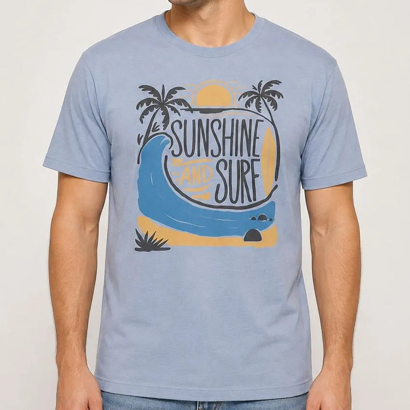 Playera Hombre Estampada Modelo 891f