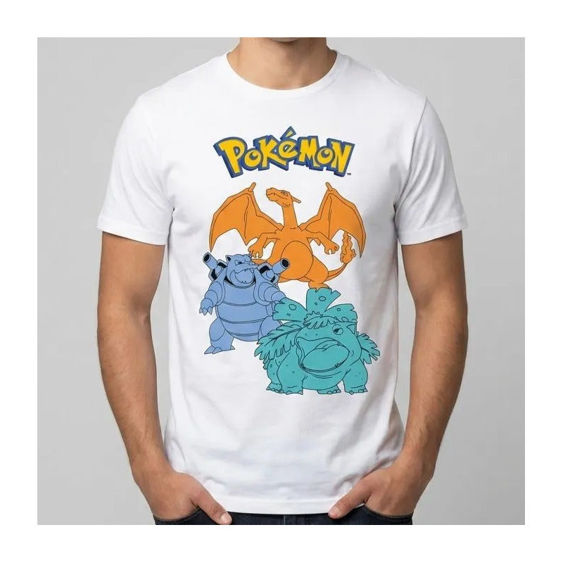 Playera Hombre 845xc Pokemon Charizar