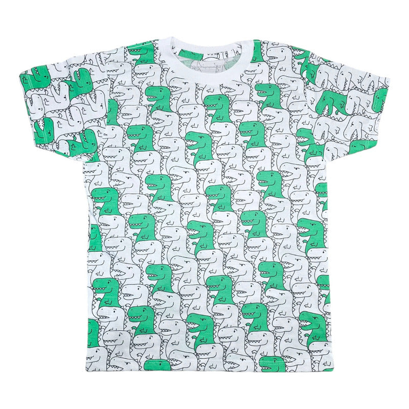 Playera Estampado Dino Club Para Niño