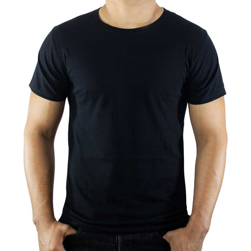 Playera Cuello Redondo Algodón Hombre 35464 Óptima Pack 3 Pz