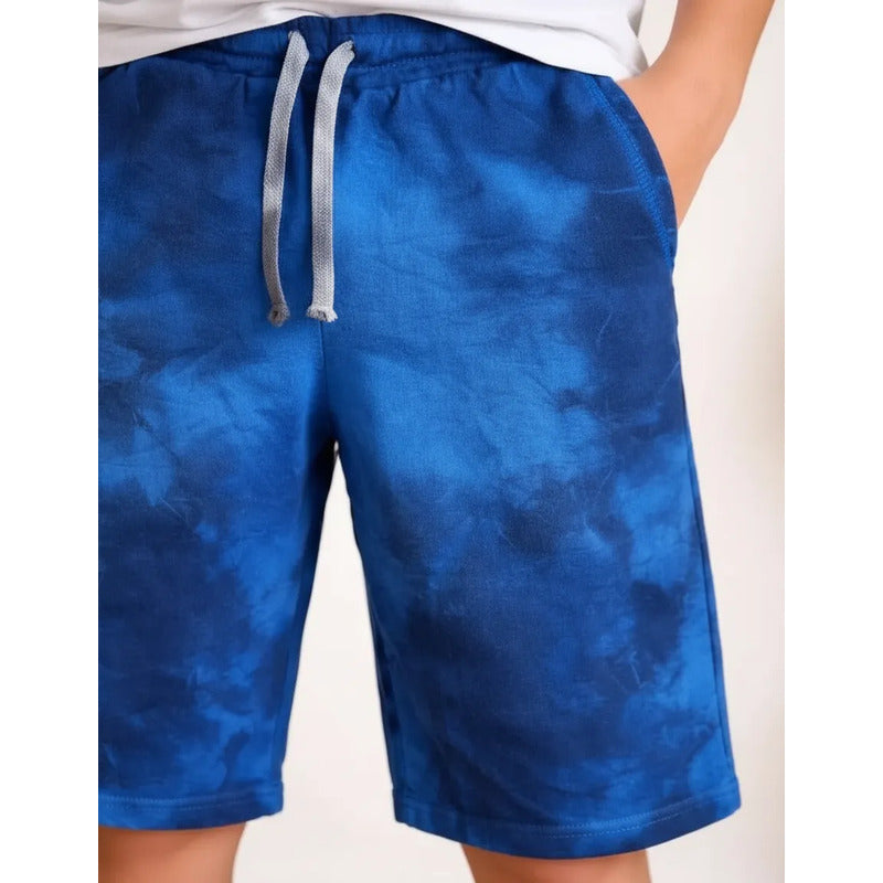 Bermuda Azul Jareta Tie Dye Jno 90557