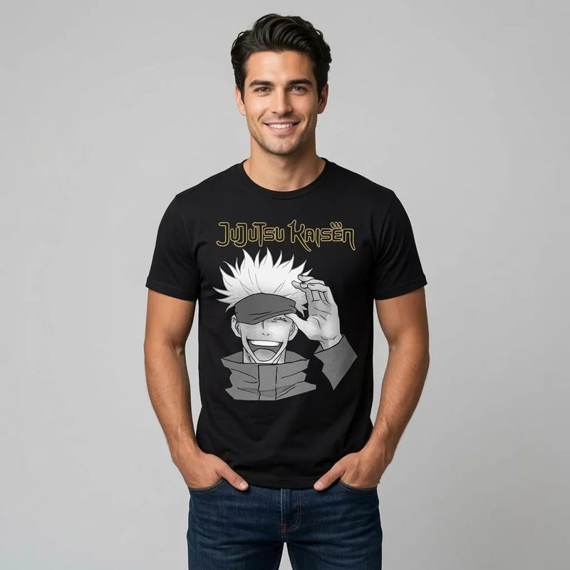 Playera Hombre 845wi Jujutsu Negro S