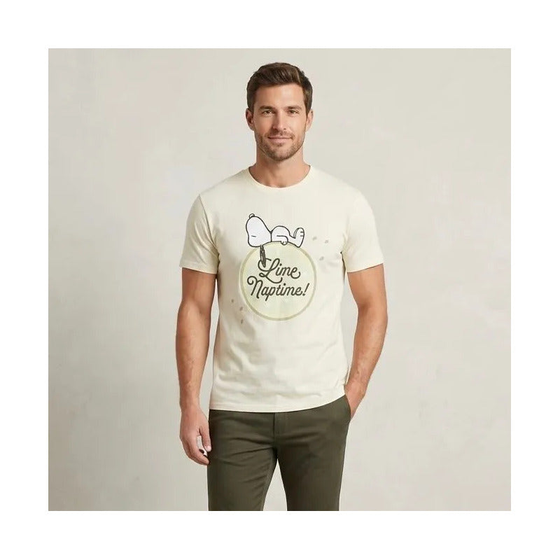 Playera Hombre 846ix Snoopy