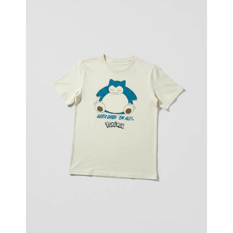 Playera Pokémon Juvenil Para Niño Modelo 848