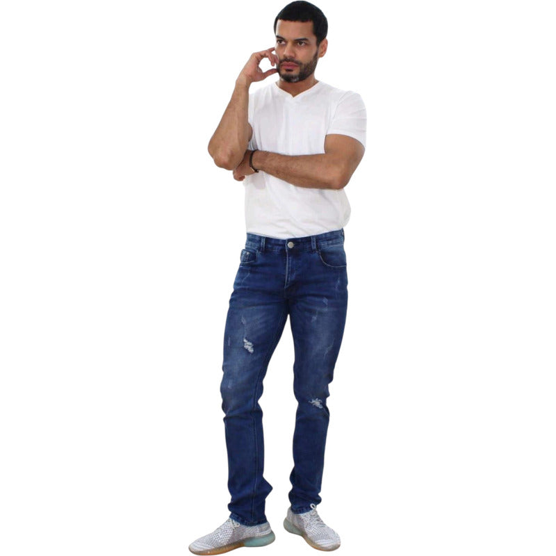 Jeans Azul Hombre America Fly