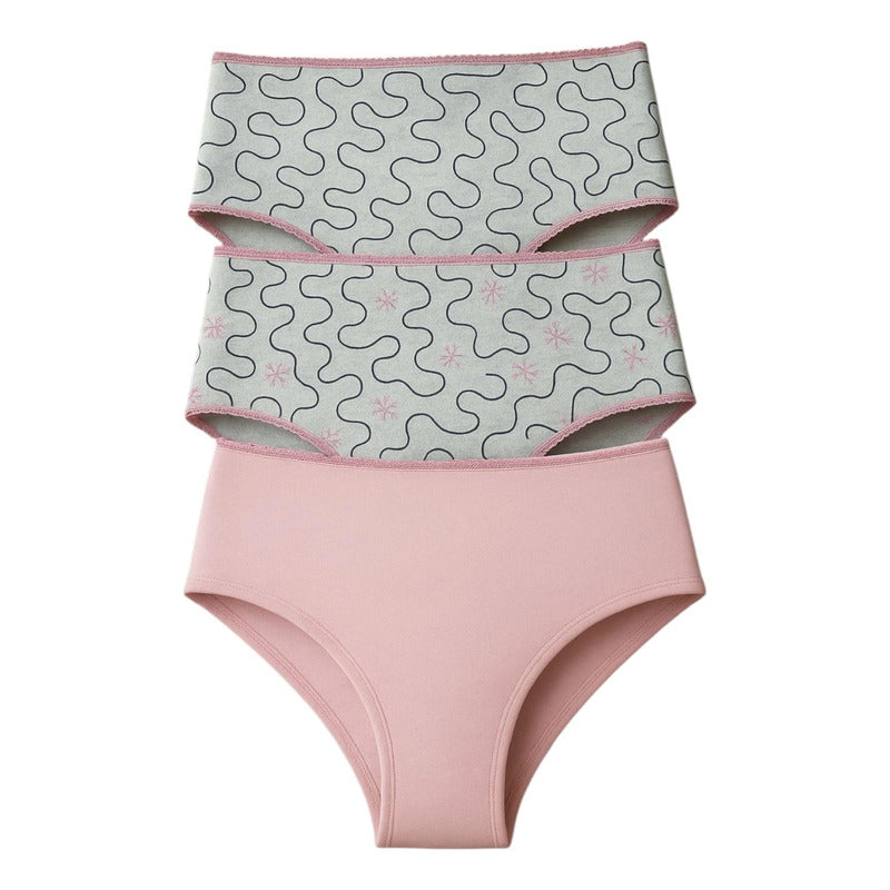 Paquete De 3 Bikinis O Cheekie O Bragas Para Mujer