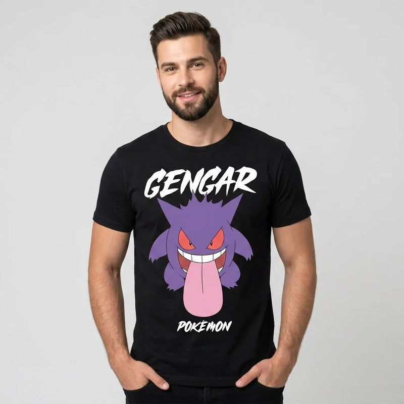 Playera Hombre 849df Pokemon Gengar