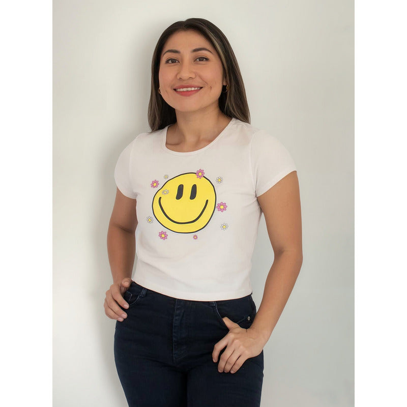 Playera Mujer Est Carita