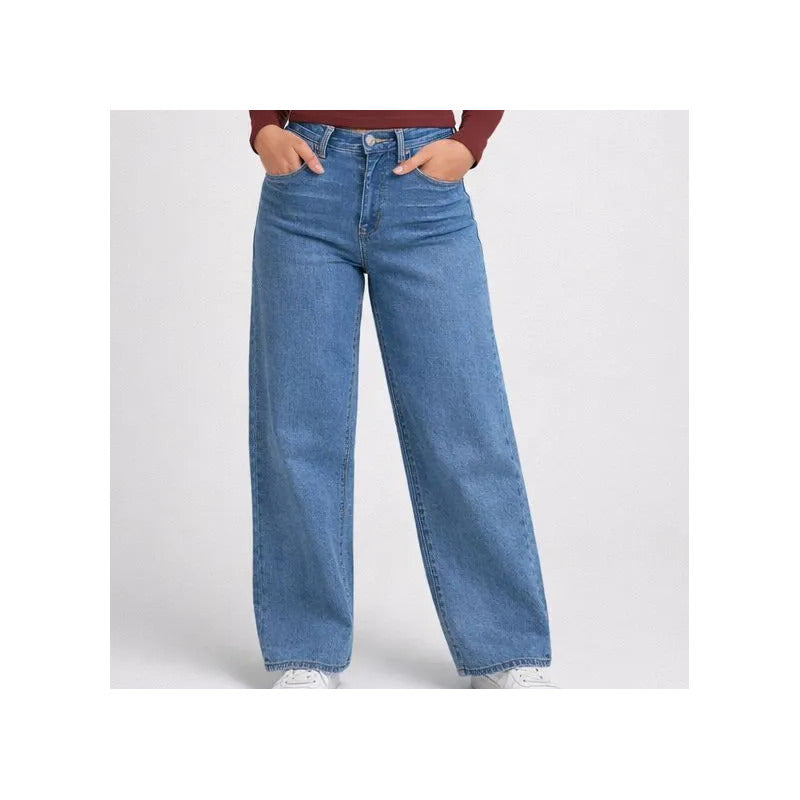 Mom Jeans Azul Holgado Mujer Su3701