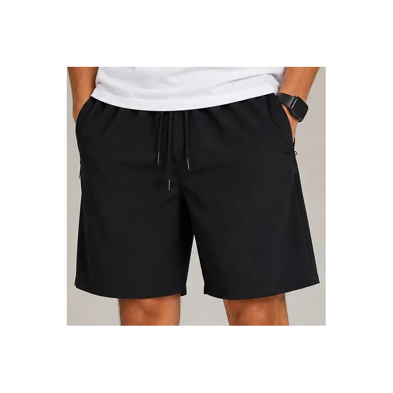 Bermuda Negro Deportiva Hombre