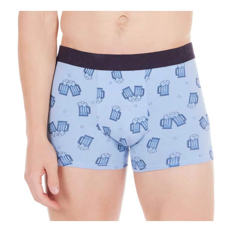 Paquete De 5 Boxer Print 90253 Hombre-btb