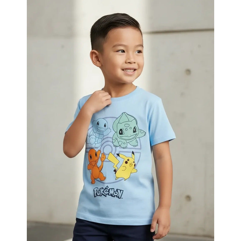 Playera Nno 847sl Pokemon
