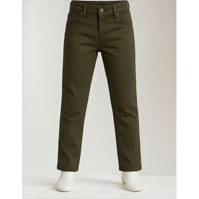 Pantalon Basico Gabardina Juvenil Niño