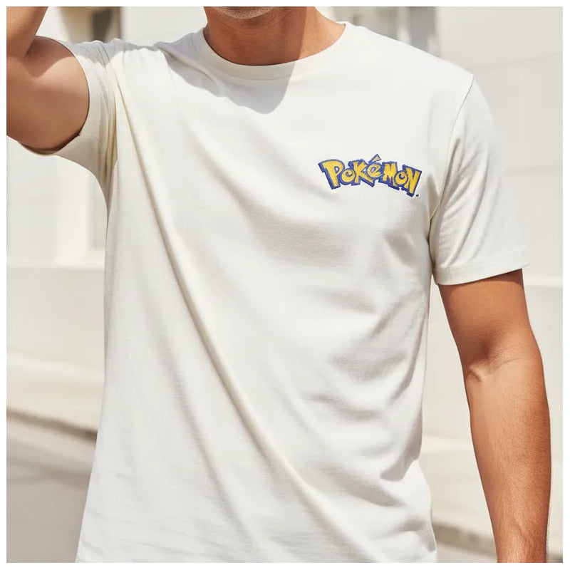 Playera Beige Pokemon Squirtle Hombre 90607