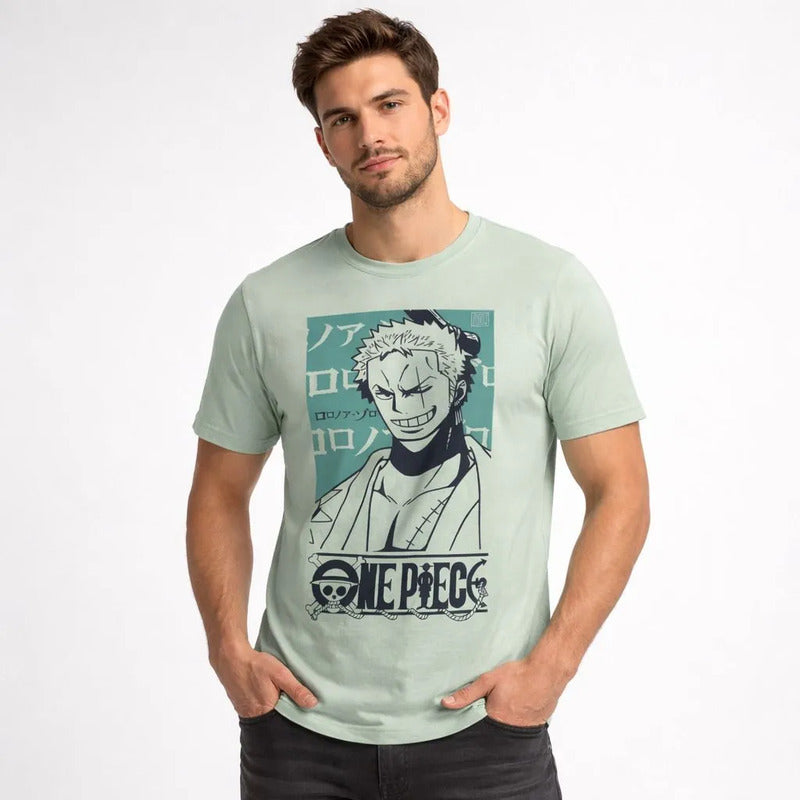 Playera Hombre 845wh One Piece Caqui Xl