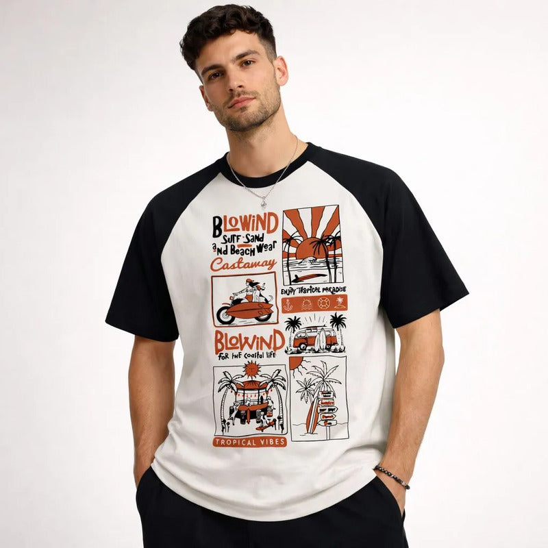 Playera Hombre 891cp Ranglan