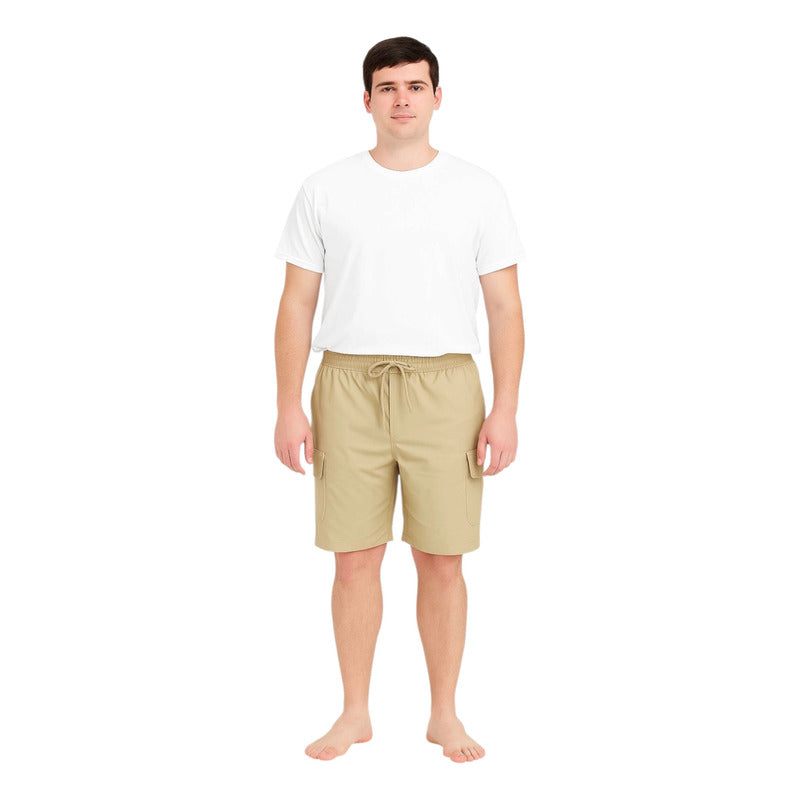 Bermuda Caqui Cargo Hombre Af25101