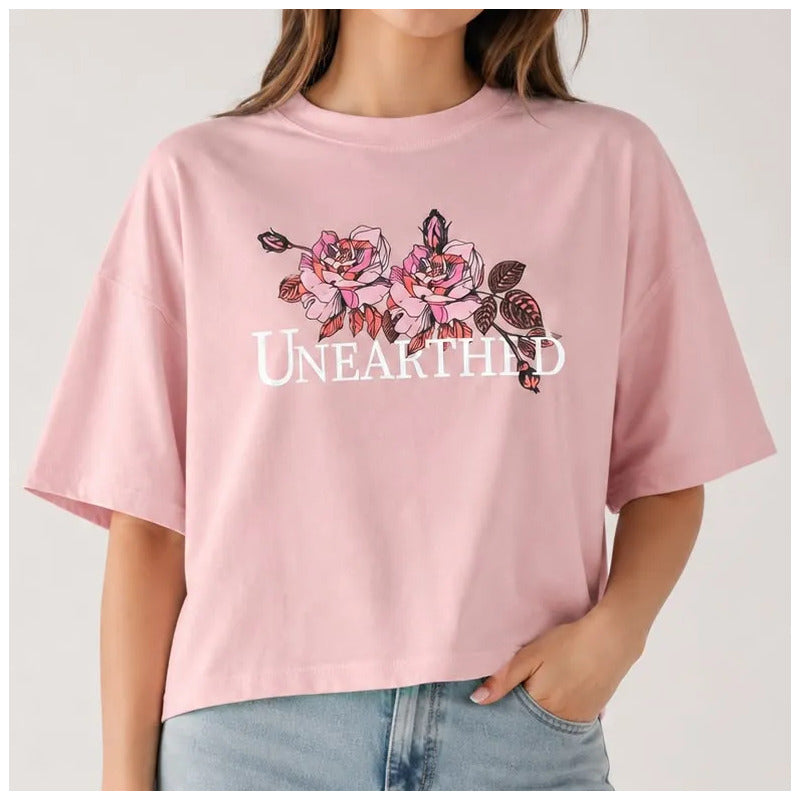 Playera Mujer 891ok Boxy Rosa