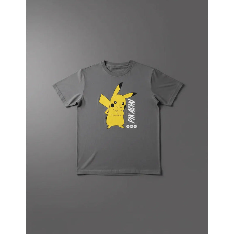 Playera Pokémon Juvenil Para Niño Modelo 848
