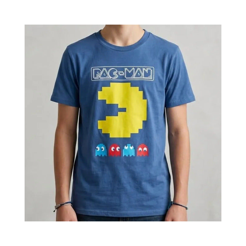 Playera Pacman Para Niño Juvenil Modelo 848wz