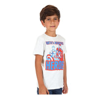 Playera Marvel Avengers Ironman 822la Para Niño