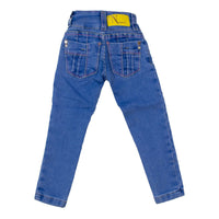 Jeans Liso Dos Botones Para Niña