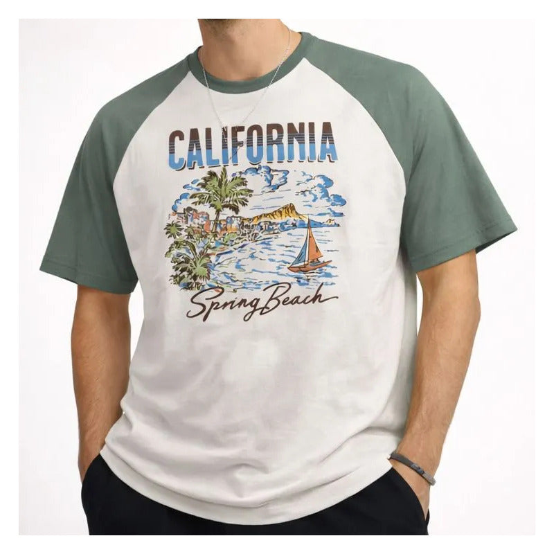 Playera Hombre 891cp Ranglan