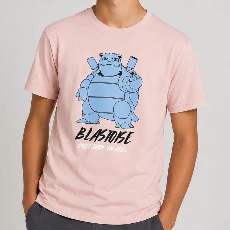 Playera Pokémon Juvenil Para Niño Modelo 848
