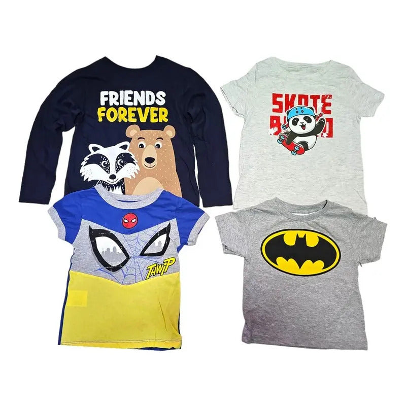 Lote De 48 Playeras Para Niño Mayoreo Económicas
