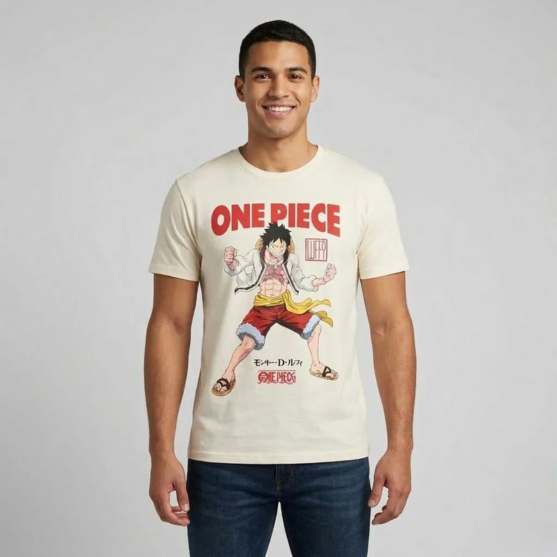 Playera Hombre 845we One Piece Hueso Xl