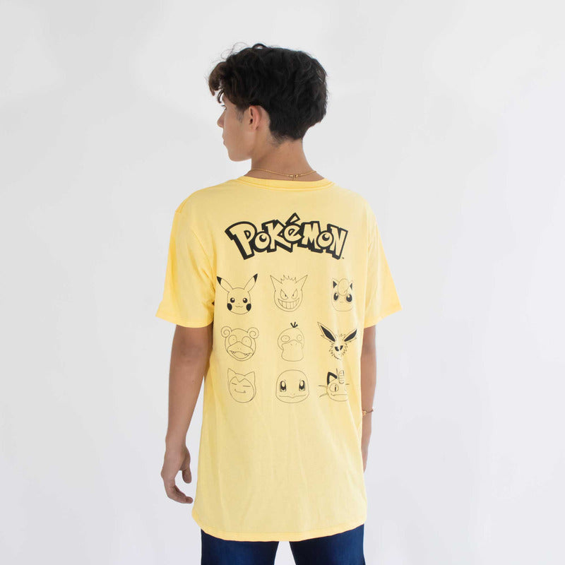 Playera Hombre Estilo Pokemon