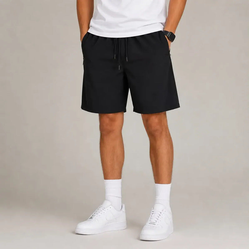 Paquete De 3 Bermudas Negro Deportiva Hombre