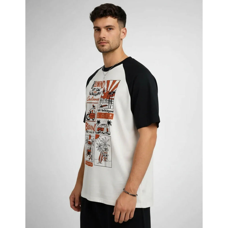 Playera Hombre 891cp Ranglan
