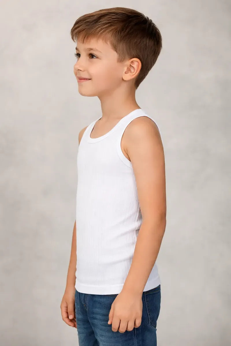 6 Piezas Camiseta Basica Para Niño