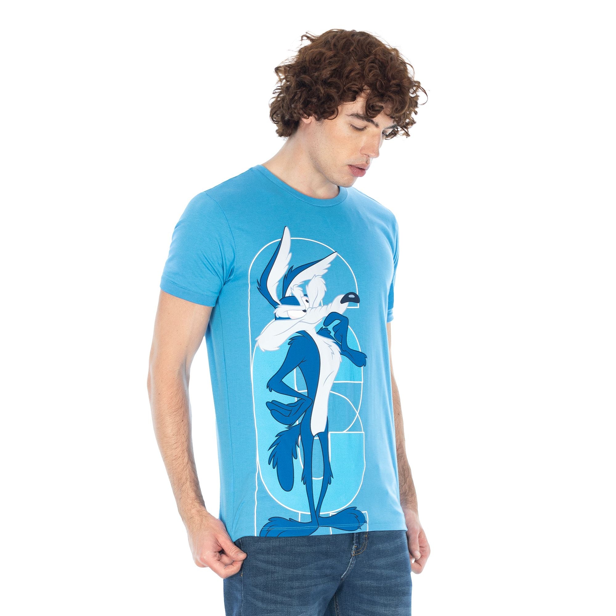 Playera Para Hombre Looney 829fx Coyote