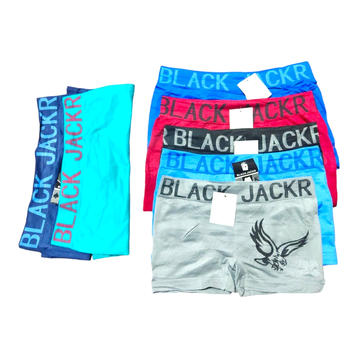 Paquete De 24 Piezas Boxer Black Licra Hombre