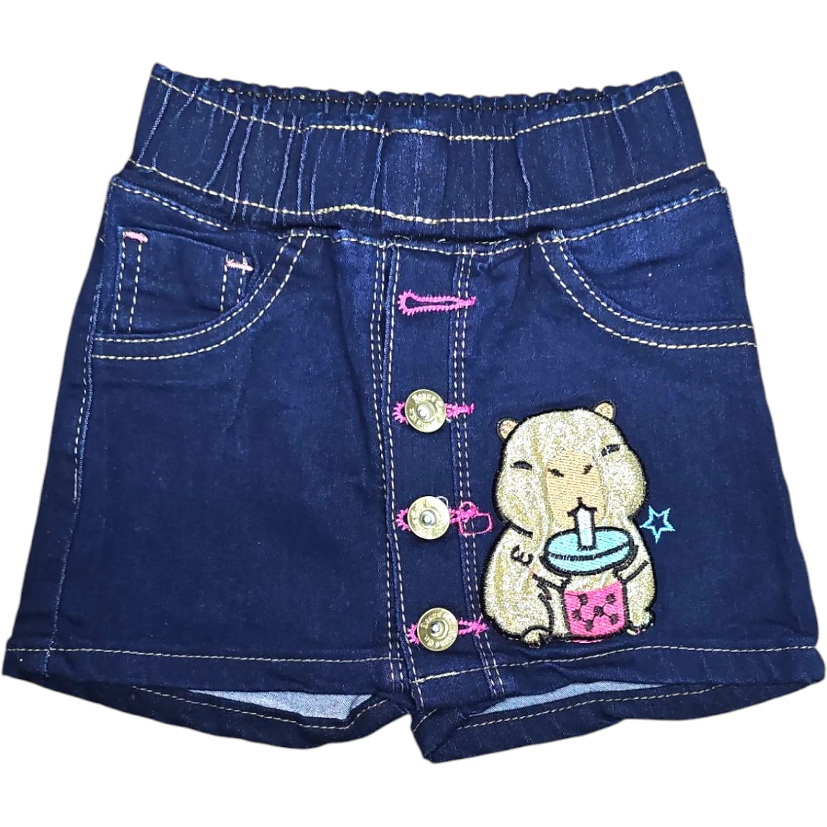 Short Mezclilla Keyli Para Niña