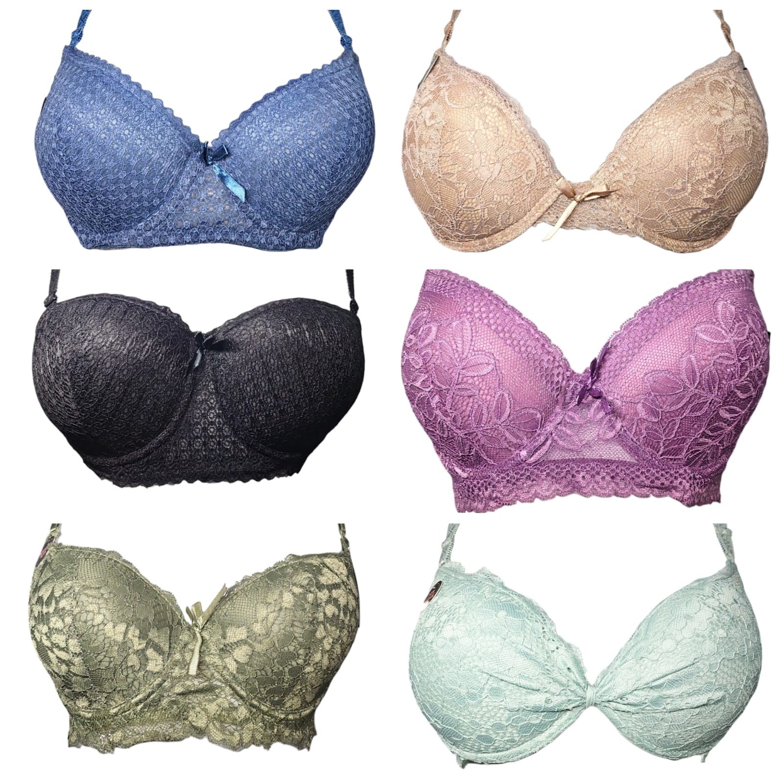 Paquete Armado De 6 Brassier Especial Para Mujer