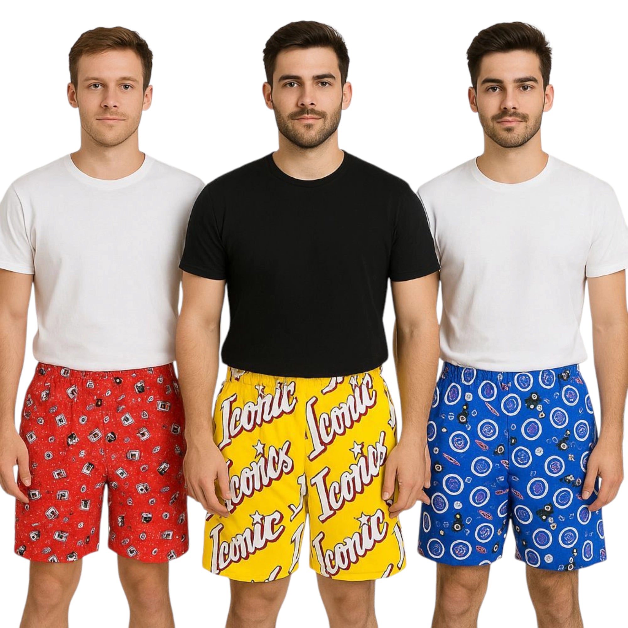 Short Estampado Para Hombre