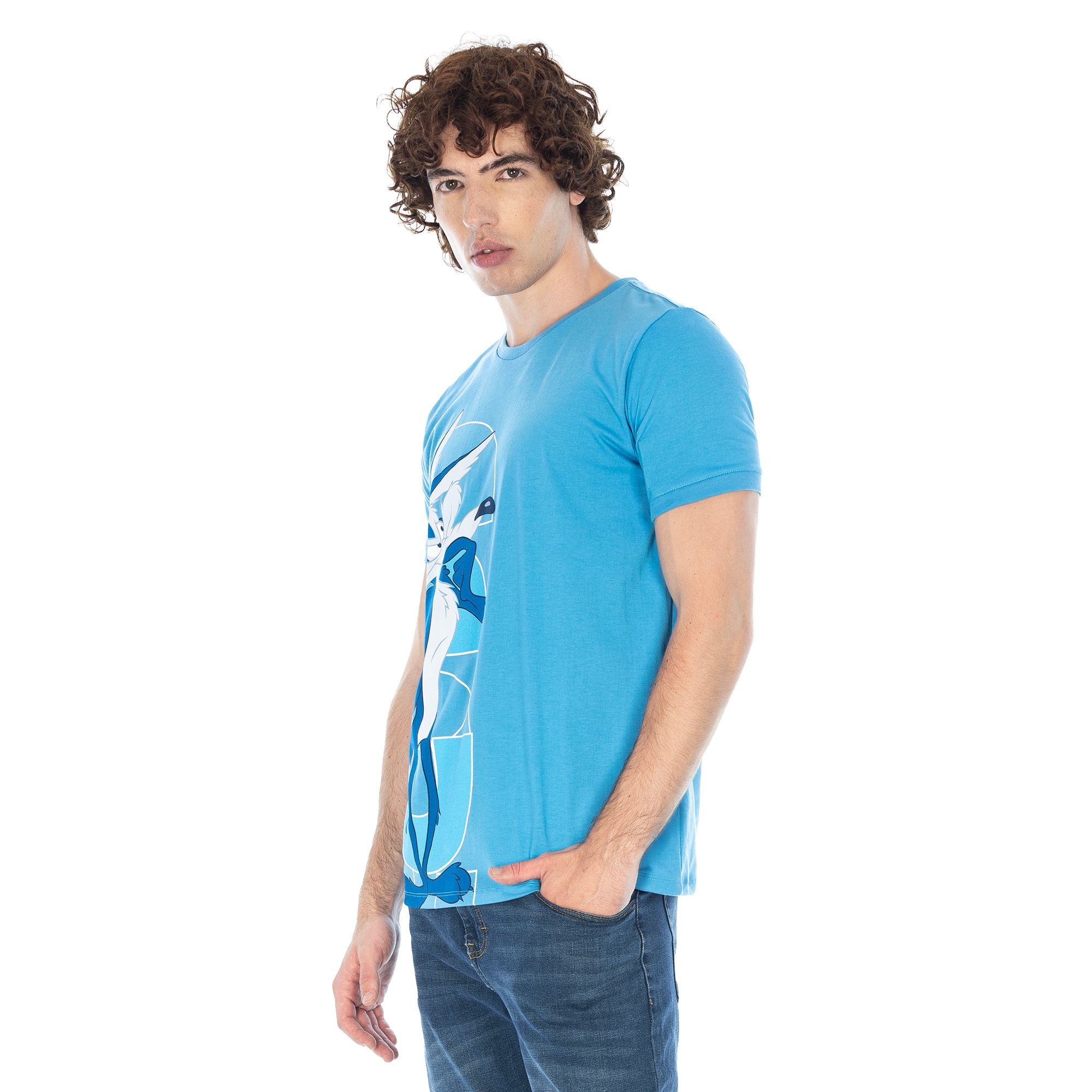 Playera Para Hombre Looney 829fx Coyote
