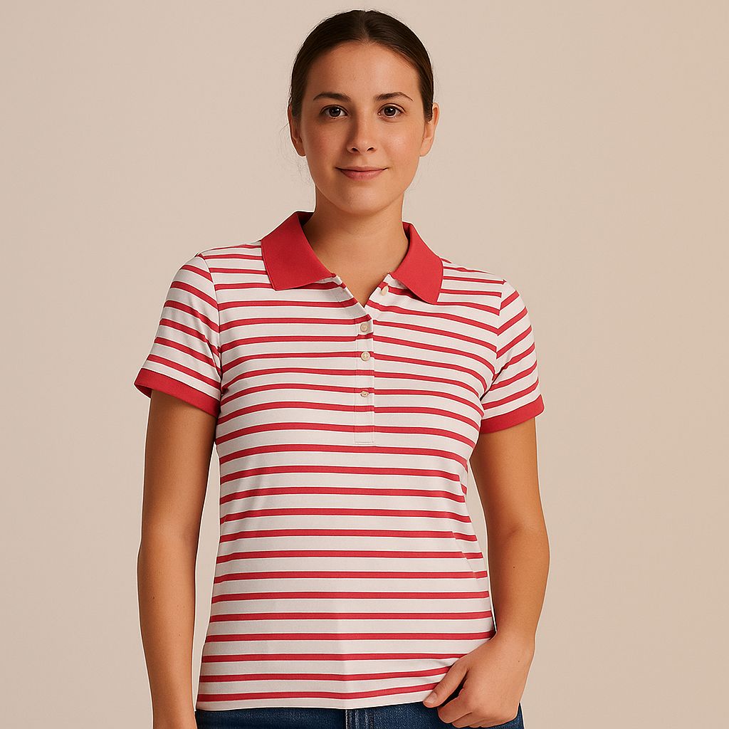 Polo Mujer 370ll Raya Multicolor