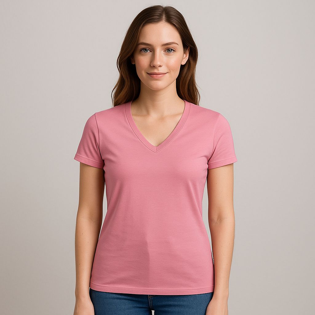 Playera Mujer 370mb Stretch Rosa